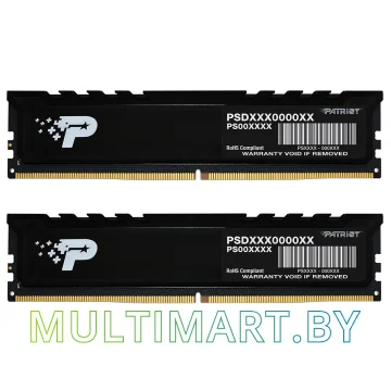 Оперативная память Patriot Signature Premium Line 2x8GB DDR5 PC5-38400 (PSP516G4800KH1)